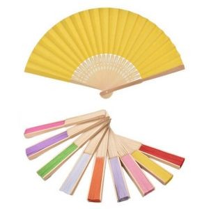 Folding Bamboo Paper Hand Fan