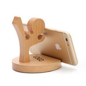 Creative Sustainable Wooden Phone Stand