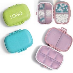 8 Compartments Weekly Pill Case