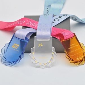 Custom Glass Award Colored Glaze Medals
