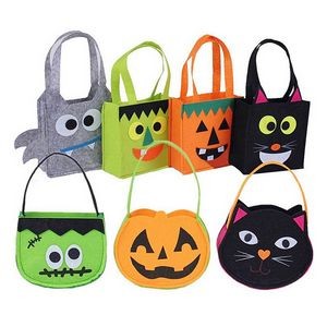 Spook-tacular Pumpkin Candy Bag: Festive Halloween Treat Holder"