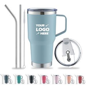 30oz Thermos Cup With Straw