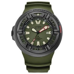 Citizen® Men's Promaster Dive Polyurethane Strap Watch w/Green Dial