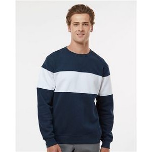 J. America Varsity Fleece Crewneck Sweatshirt