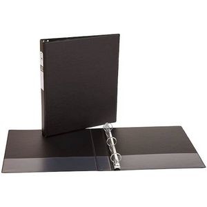 1 Binders - Black, Two Inner Pockets, 3 Ring (Case of 24)