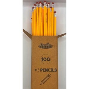 #2 Pencils - Unsharpened, 100 Pencils (Case of 4)