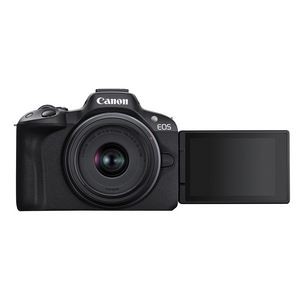 Canon EOS R50 Mirrorless Camera w/RF-S18-45mm F4.5-6.3 IS STM Lens Kit