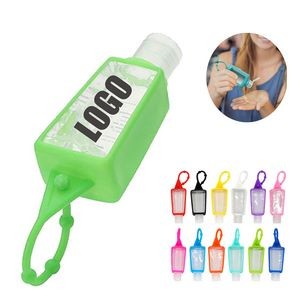 1 Oz Antibacterial Hand Sanitizer Silicone Container