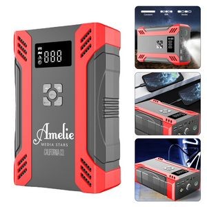2000mAh Battery Starter with Tire Inflator