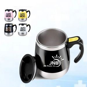 Stainless Steel Automatic Coffee Mixing Mug