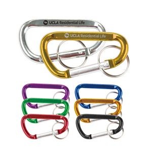 2-1/4" Carabiner W/Key Ring- Close Out