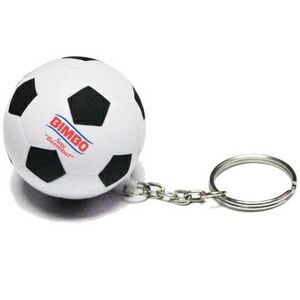 Soccer Ball Stress Reliever Keychain