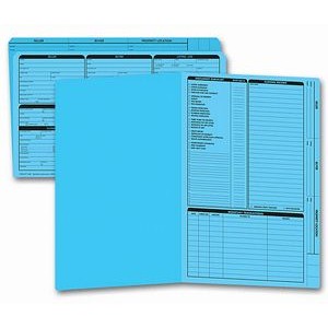 Legal Size Real Estate Folder w/ Right Panel Checklist