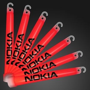 Red 6" inch Glow Sticks - Domestic Print