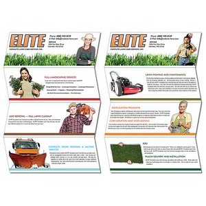 Quad-Fold Flyer Brochure - 11x17 - 80 lb. Gloss Text