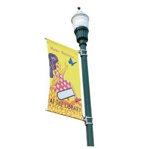 30"x96" Double-Sided Fabric Street Pole Banner - Fabric Only w Digital Print
