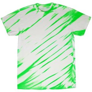 Neon Green/White Laser Performance Short Sleeve T-Shirt