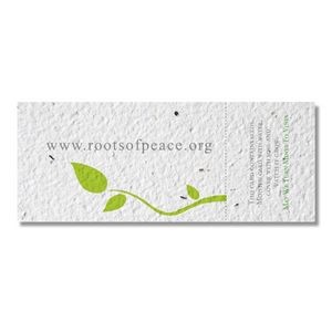 Seed Paper Business Card w/Perforations