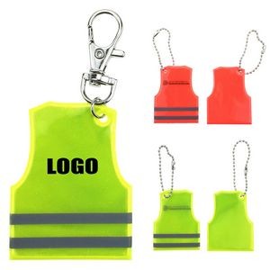Various Reflective Vest Shaped Keychain