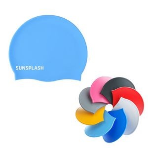 Elastic Silicone Swimming Cap