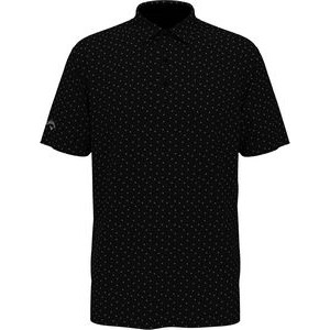 Callaway® Men's Micro Chev Print Polo Shirt