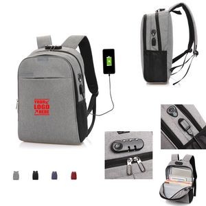 Anti Theft Laptop Backpack With Charging Port