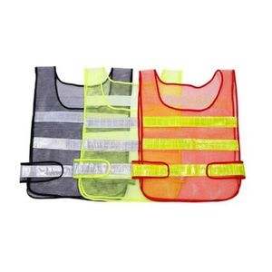 Visipro Adjustable And Reflective Pull-On Safety Vest - Mesh - Ansi 3
