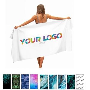 Full Color Imprint Beach Towel