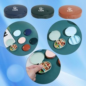 Portable Pill Box for Pocket with 3 Compartments