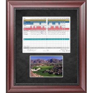 Parkview (Mahogany/Black) - Golf Scorecard Display 14"x16"