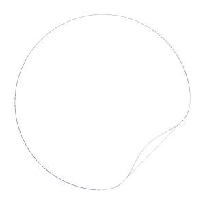 Gold Polyester Circle (11 to 17 Square Inch)