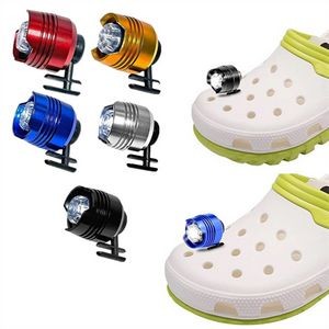 2Pcs Rechargeable Croc Clogs Shoes Decoration Headlights