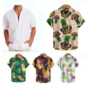 Mens Sublimated Hawaiian Shirt
