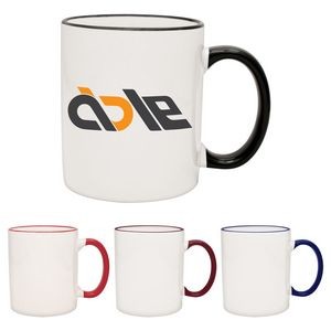 11 Oz. Duo-Tone Collection Ceramic Mug