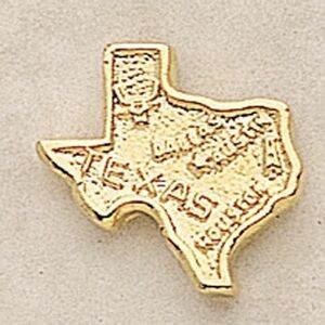 Texas Map Marken Design Cast Lapel Pin (Up to 3/4")
