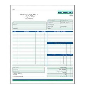 Carbonless NCR Forms 5-1/2" x 8"- 3 Part - 2 Sides - Multicolor Ink