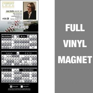 Chicago (America) Pro Baseball Schedule Vinyl Magnet (3 1/2"x8 1/2")
