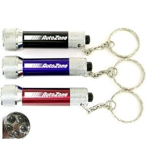 5 LED Metal Flashlight with Explosion Proof Batteries