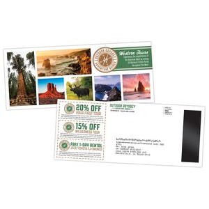 UV-Coated (1S) Card/Postcard with Magnet Strip - 3.5x8.5 - 10 pt.
