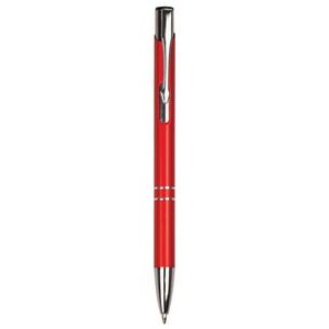 Satin Red Ballpoint Pen - Laser Engraved
