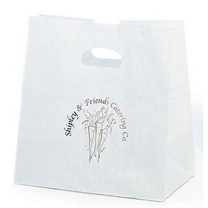 Printed Die-Cut Frosted Take Out Bag