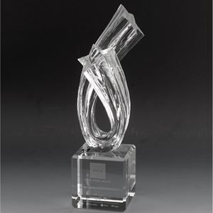 North Star Crystal Award 13"H