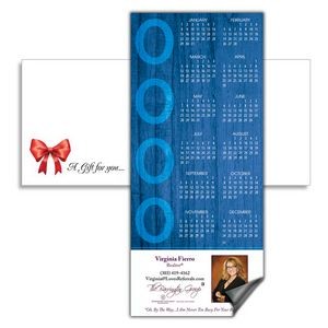 Magnetic Calendar with Envelope - Blue
