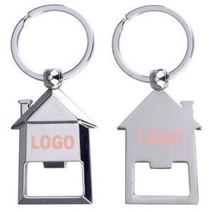 Metal Keychain With Double Rings