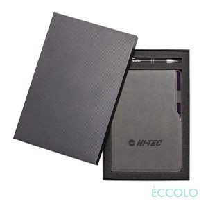 Eccolo® Mambo Journal/Clicker Pen Gift Set - (M) Black