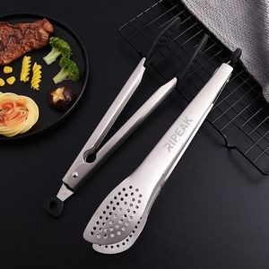 12 inch 304 Stainless Steel Food Tongs Barbeque Cooking Kitchen Tongs