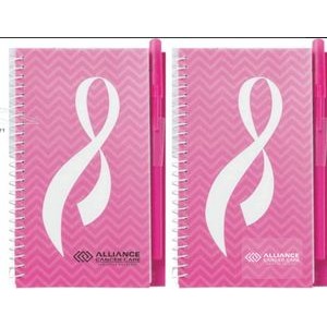 Cancer Awareness Spiral Notepad with Pen