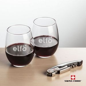 Swiss Force® Opener & 2 Stanford Wine - Silver