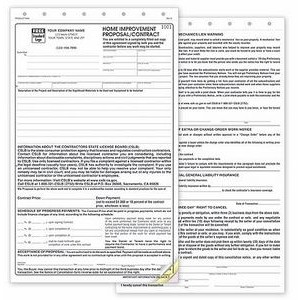 California State Proposal Form (3 Part)