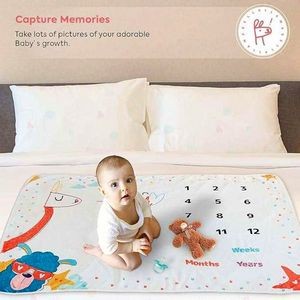 Baby Monthly Milestone Blankets - 40 x 60 (Case of 24)